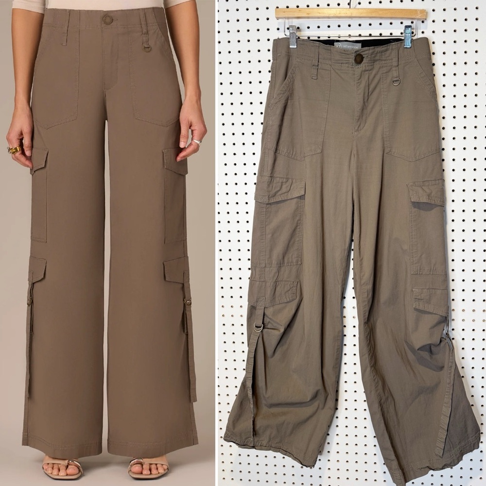 Wit & Wisdom | Skyrise Double Patch Pocket Wide Leg Utility Pants Sz.‎ 8